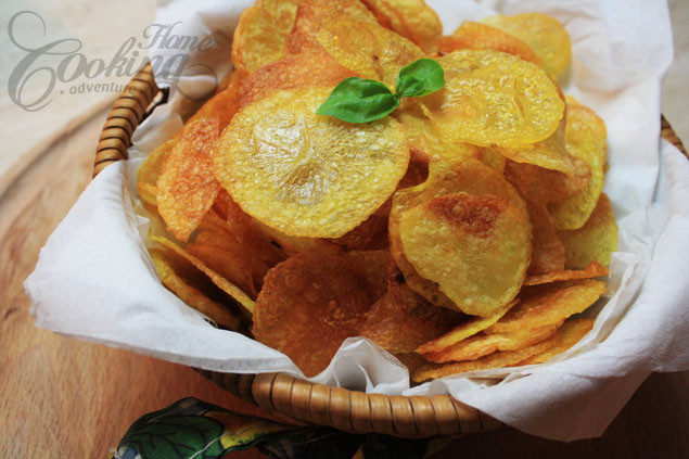 Homemade Potato Chips
 Homemade Baked Potato Chips Home Cooking Adventure