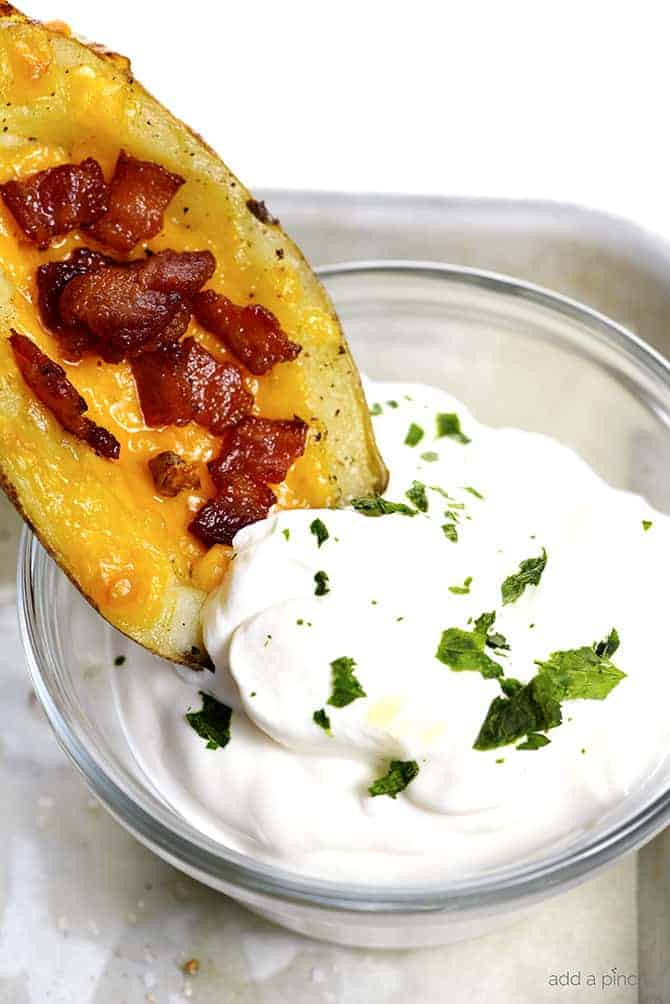 Homemade Potato Skins
 Potato Skins Recipe Add a Pinch