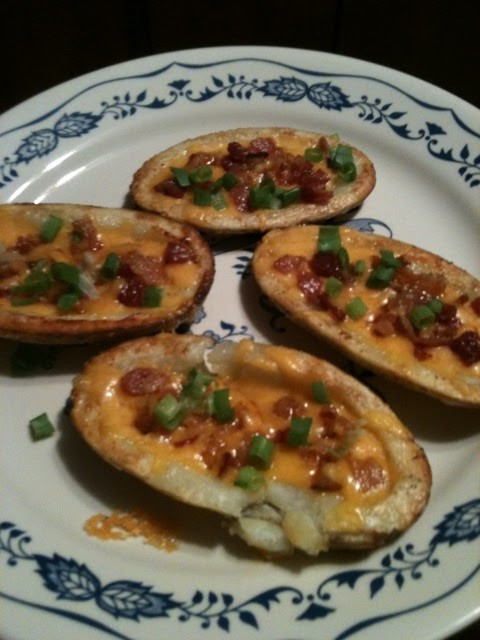 Homemade Potato Skins
 Chef Marina and her kitchen Homemade Potato Skins