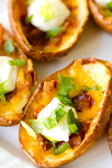 Homemade Potato Skins
 Potato Skins