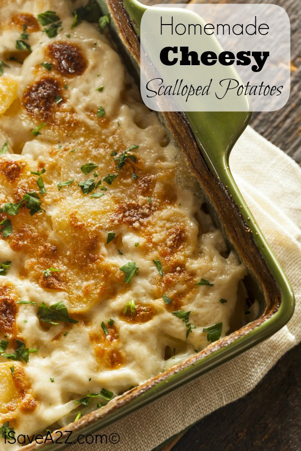 Homemade Scalloped Potatoes
 Homemade Cheesy Scalloped Potatoes Recipe Much easier