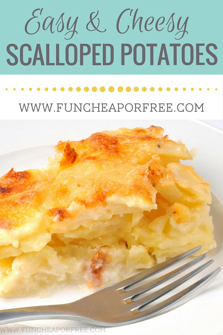 Homemade Scalloped Potatoes
 Easy Cheesy Scalloped Potatoes Recipe [Foo Tuesday