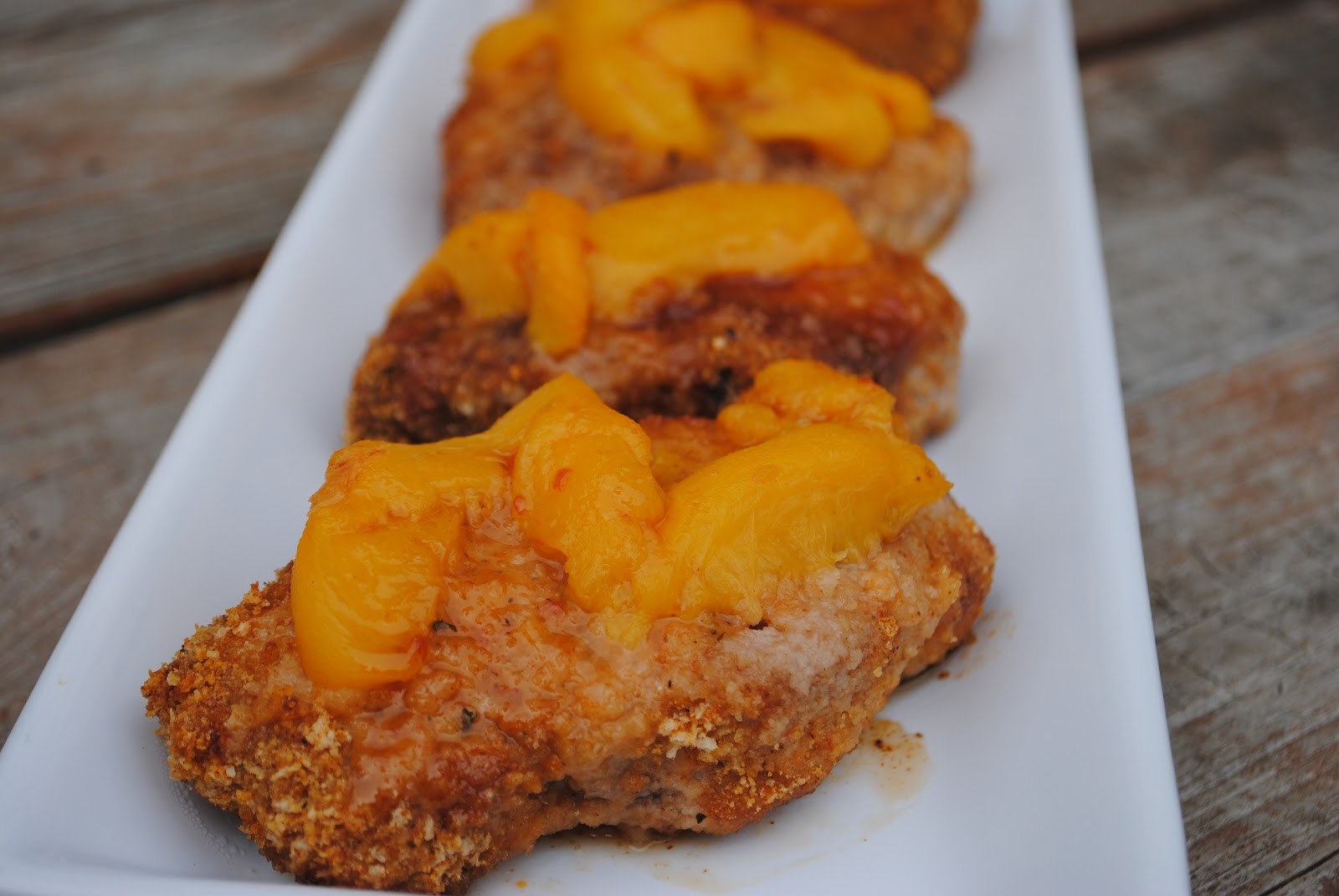 Homemade Shake And Bake Pork Chops
 Breaded Pork Chops with Peach Glaze Shugary Sweets