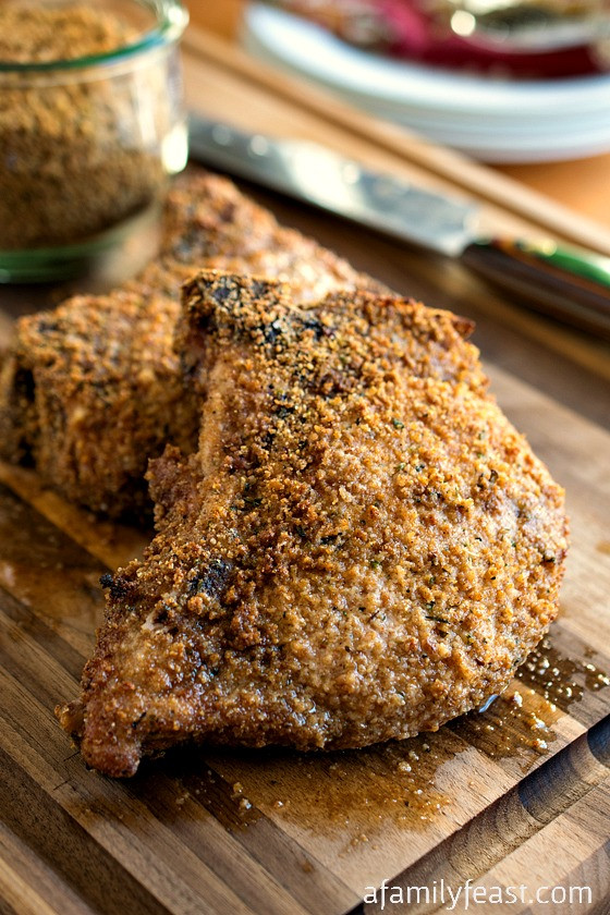 Homemade Shake And Bake Pork Chops
 Crumb Crusted Pork Chops