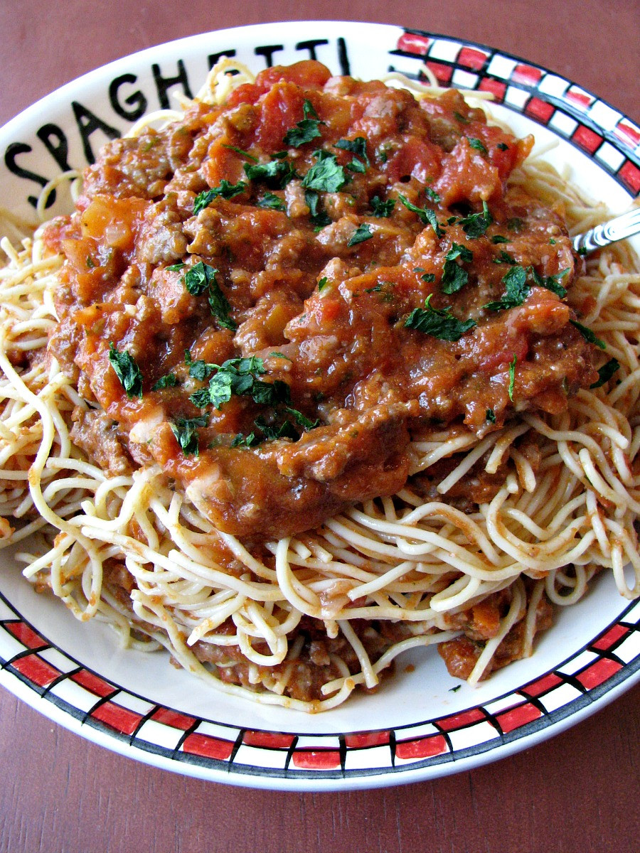 Homemade Spaghetti Meat Sauce
 Easy Meat Sauce for Pasta Rants From My Crazy Kitchen