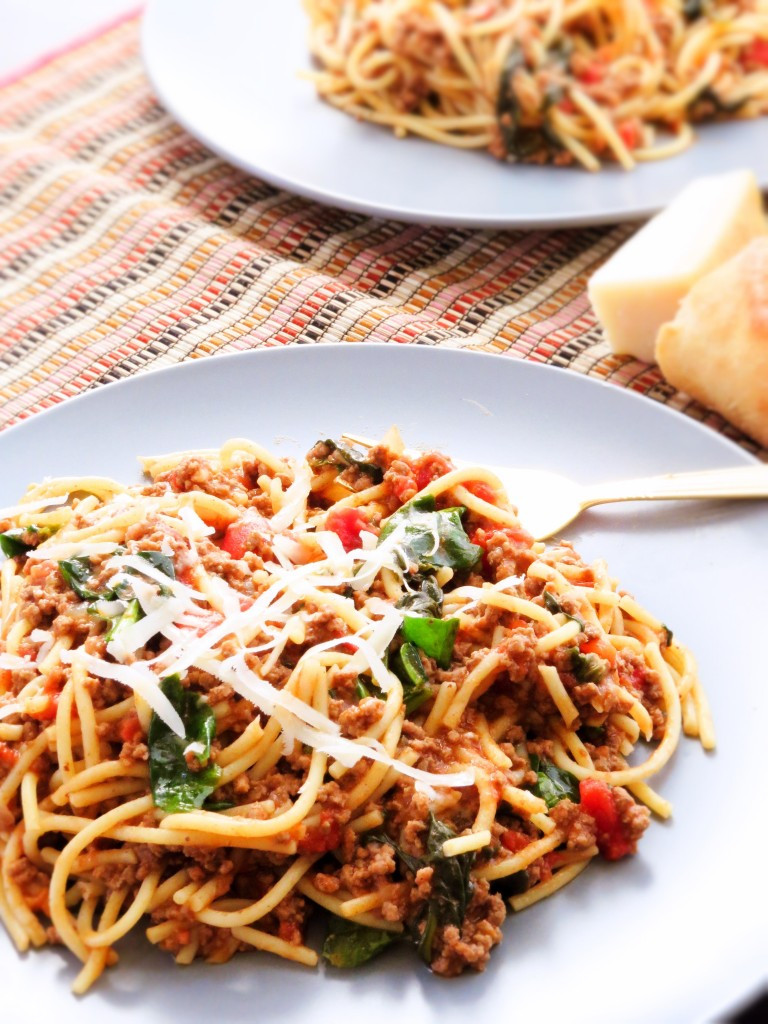 Homemade Spaghetti Meat Sauce
 You should make this homemade meat sauce with spinach