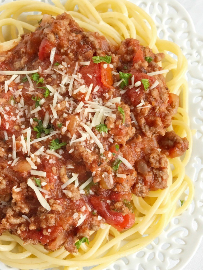 Homemade Spaghetti Meat Sauce
 Homemade Spaghetti Meat Sauce To her as Family