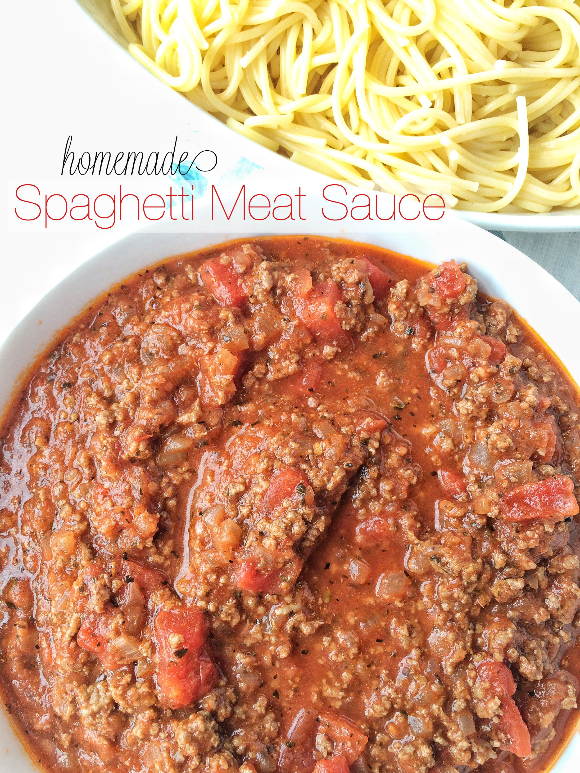 Homemade Spaghetti Meat Sauce
 Homemade Meaty Spaghetti Sauce Recipe