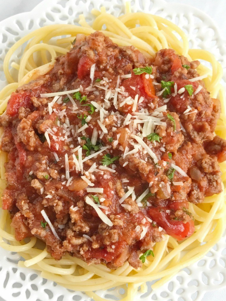 Homemade Spaghetti Meat Sauce
 Homemade Spaghetti Meat Sauce To her as Family