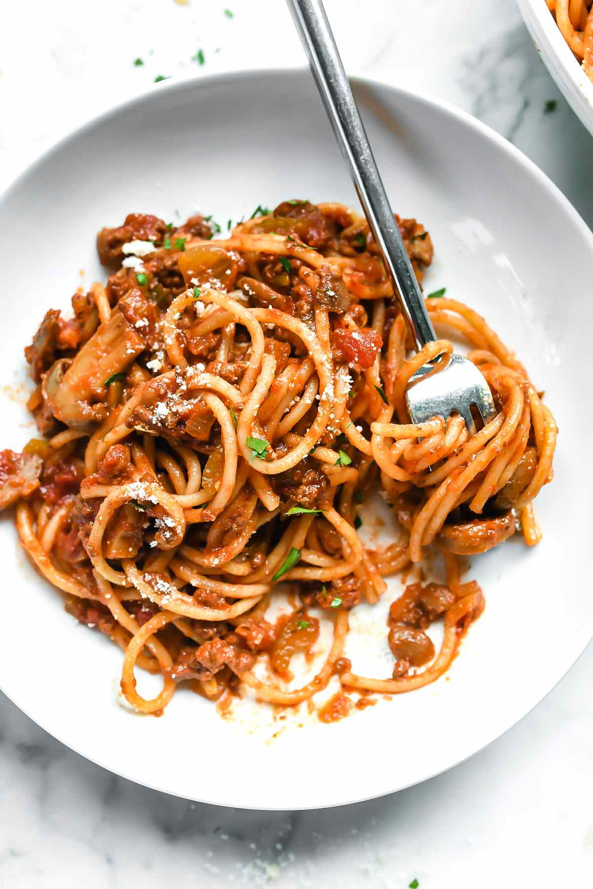 Homemade Spaghetti Meat Sauce
 My Mom s Homemade Spaghetti and Meat Sauce