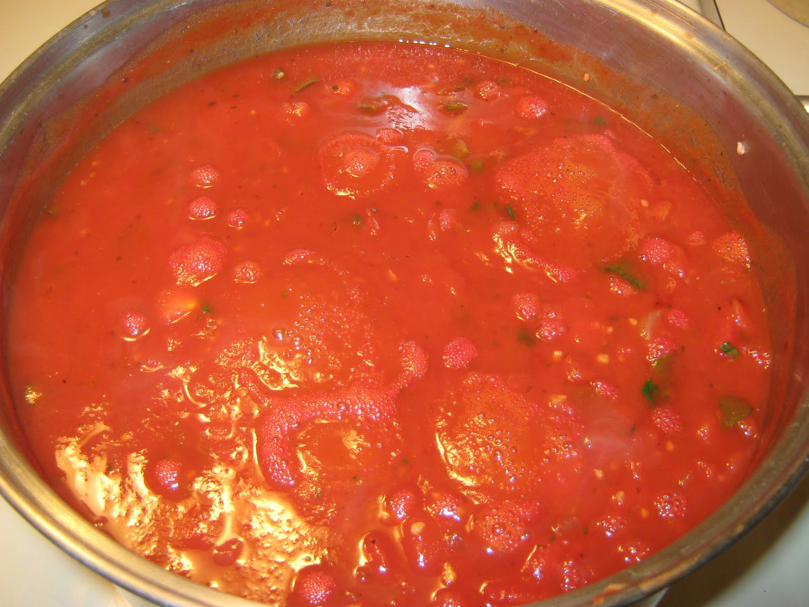Homemade Spaghetti Sauce
 Fake It Frugal Homemade Tomato Basil Spaghetti Sauce