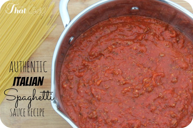 Homemade Spaghetti Sauce
 BEST EVER Homemade Italian Spaghetti Sauce Recipe