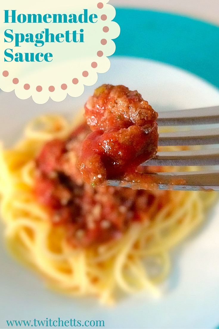 Homemade Spaghetti Sauce
 Homemade Spaghetti Sauce Twitchetts
