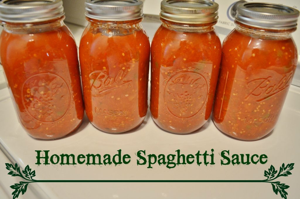 Homemade Spaghetti Sauce
 DIY Homemade Spaghetti Sauce Canning Recipe Tutorial