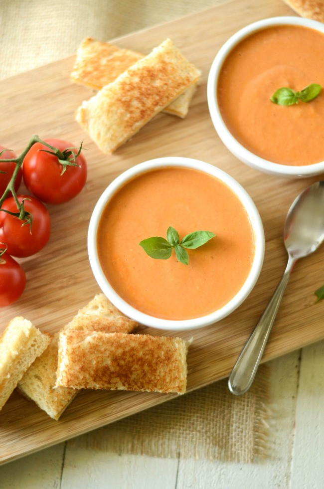 Homemade Tomato Basil Soup
 Homemade Tomato Basil Soup
