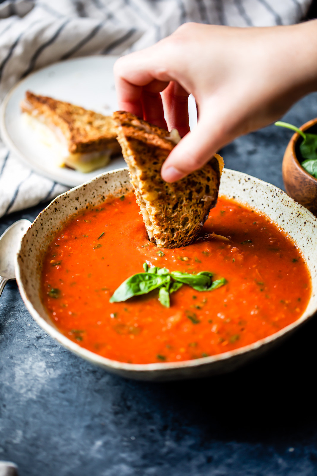 Homemade Tomato Basil Soup
 Homemade Roasted Tomato Basil Soup video