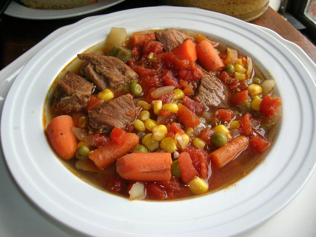 Homemade Vegetable Beef Soup
 Ve able Beef Soup The Southern Lady Cooks