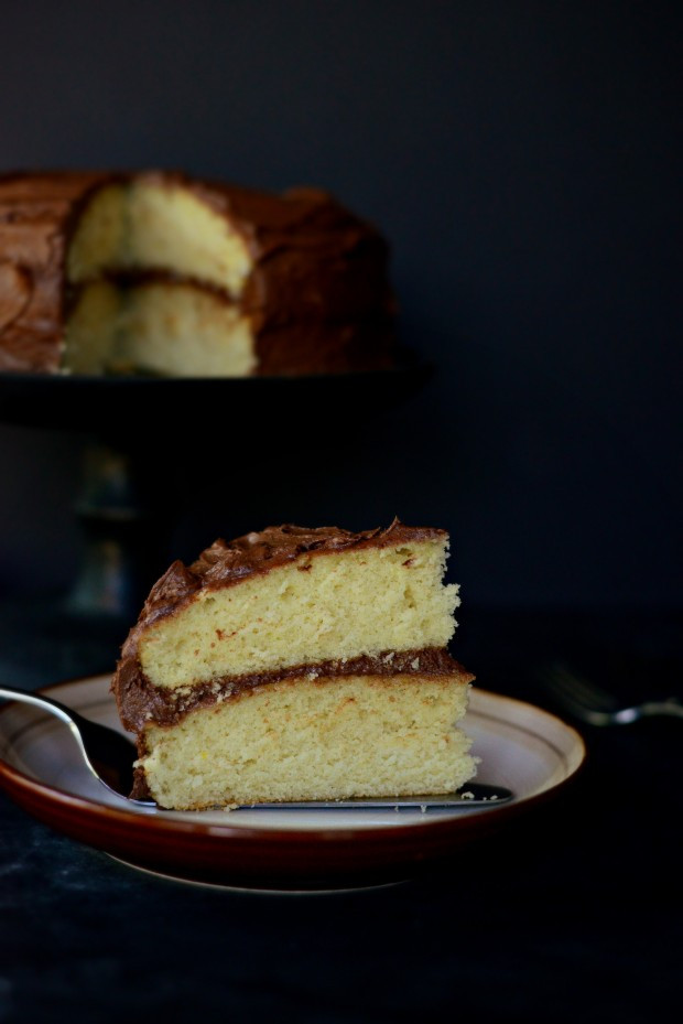 Homemade Yellow Cake
 Simply Scratch Homemade Yellow Cake Whipped Chocolate