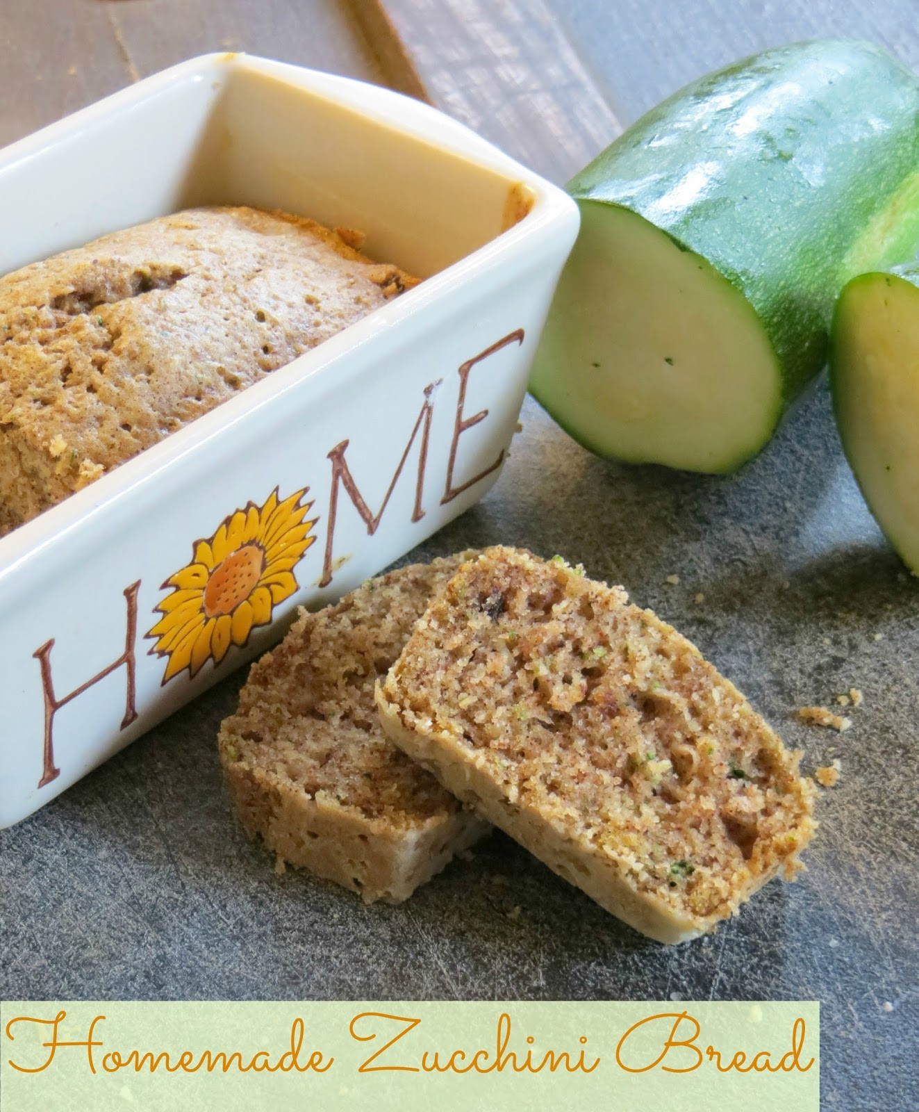 Homemade Zucchini Bread
 Beautifully Candid Homemade Zucchini Bread