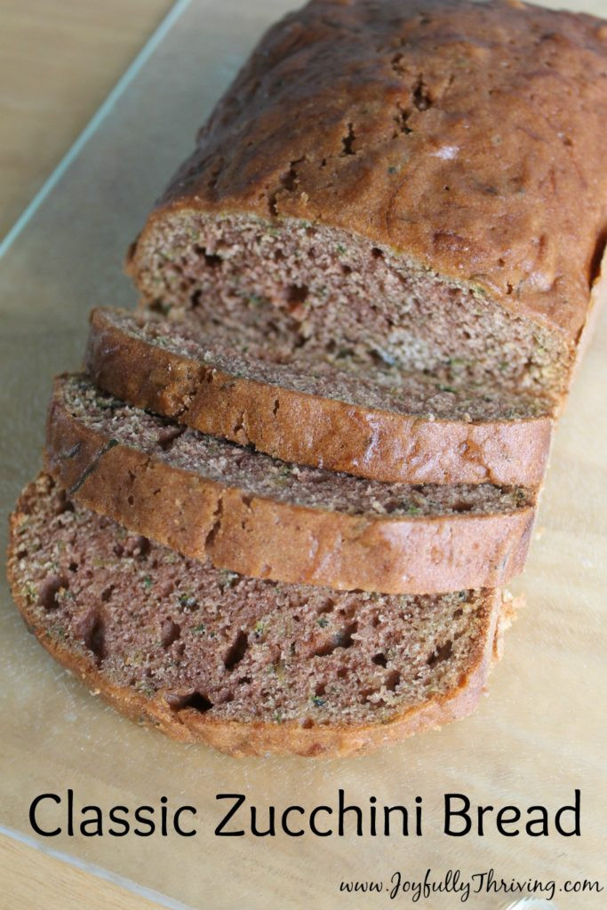 Homemade Zucchini Bread
 Classic Zucchini Bread