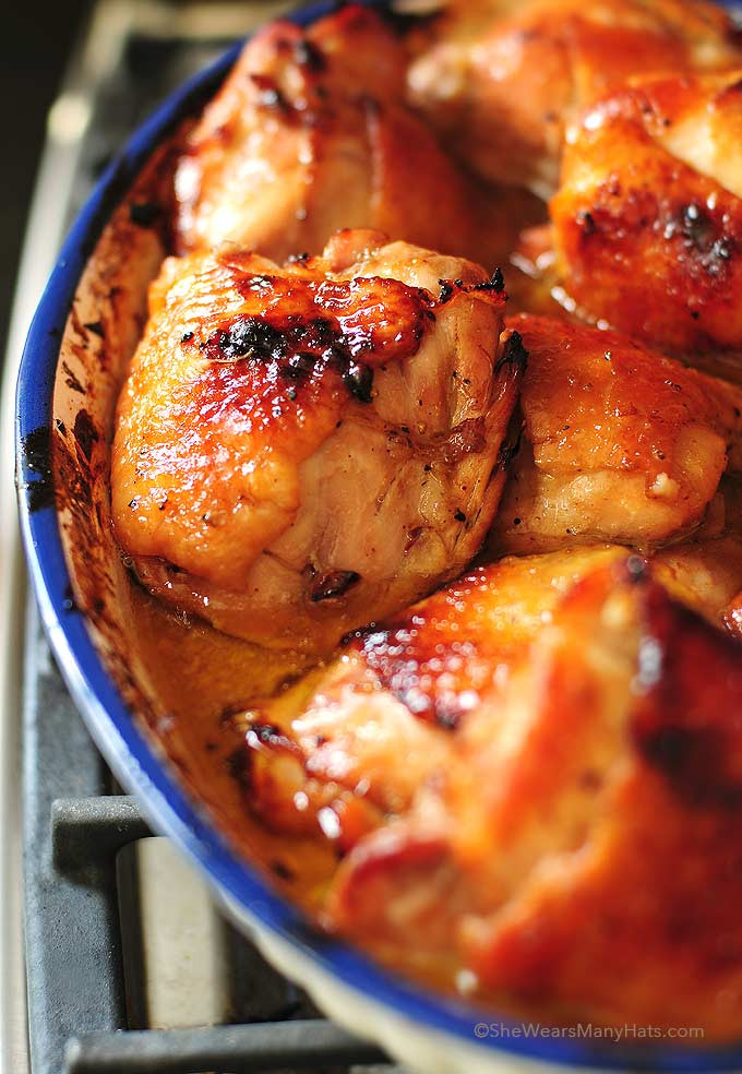 Honey Baked Chicken
 Honey Soy Baked Chicken Thighs Recipe