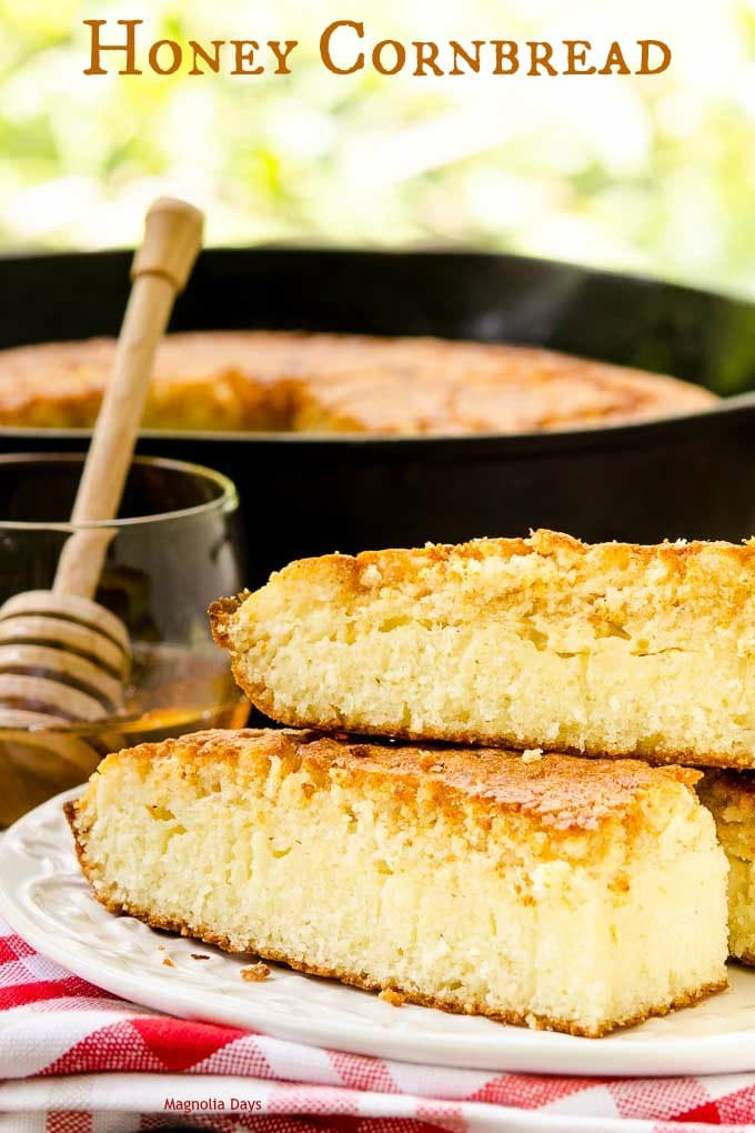 Honey Cornbread Recipe
 Sweet Honey Cornbread Recipe — Dishmaps