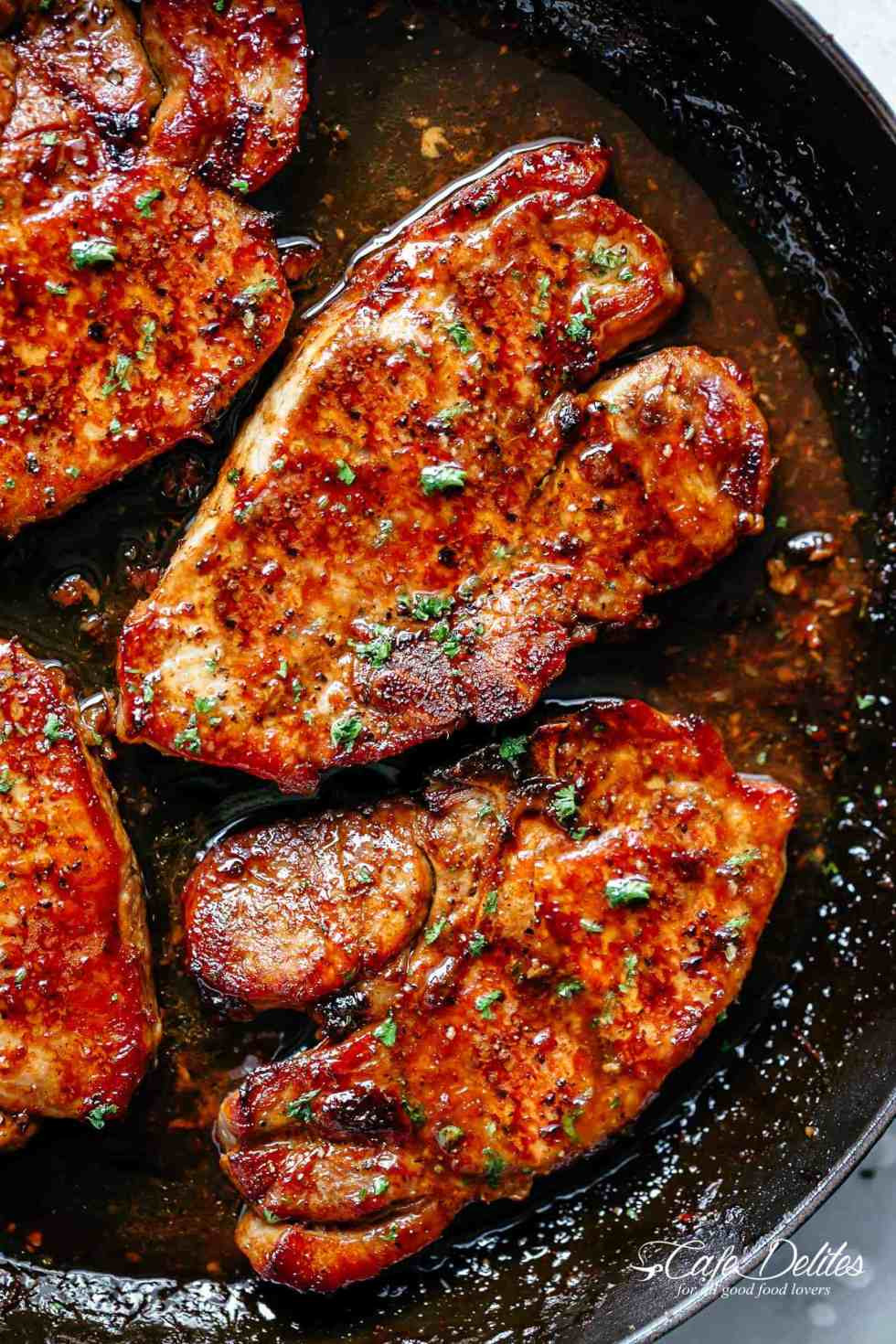 Honey Garlic Pork Chops
 Easy Honey Garlic Pork Chops Cafe Delites