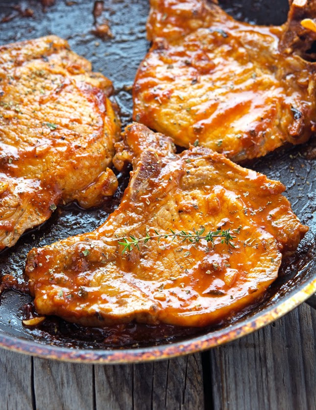 Honey Garlic Pork Chops
 The Iron You Honey Garlic Glazed Pork Chops