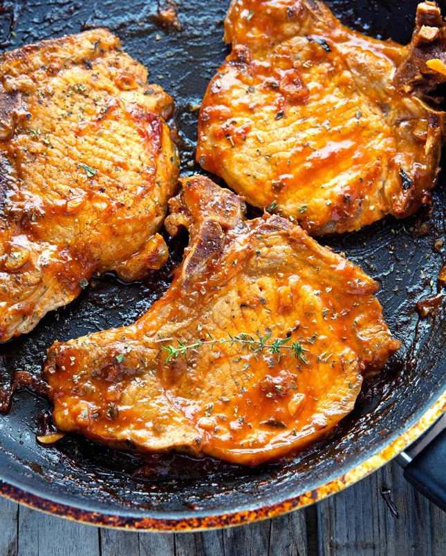 Honey Garlic Pork Chops
 The Iron You Honey Garlic Glazed Pork Chops