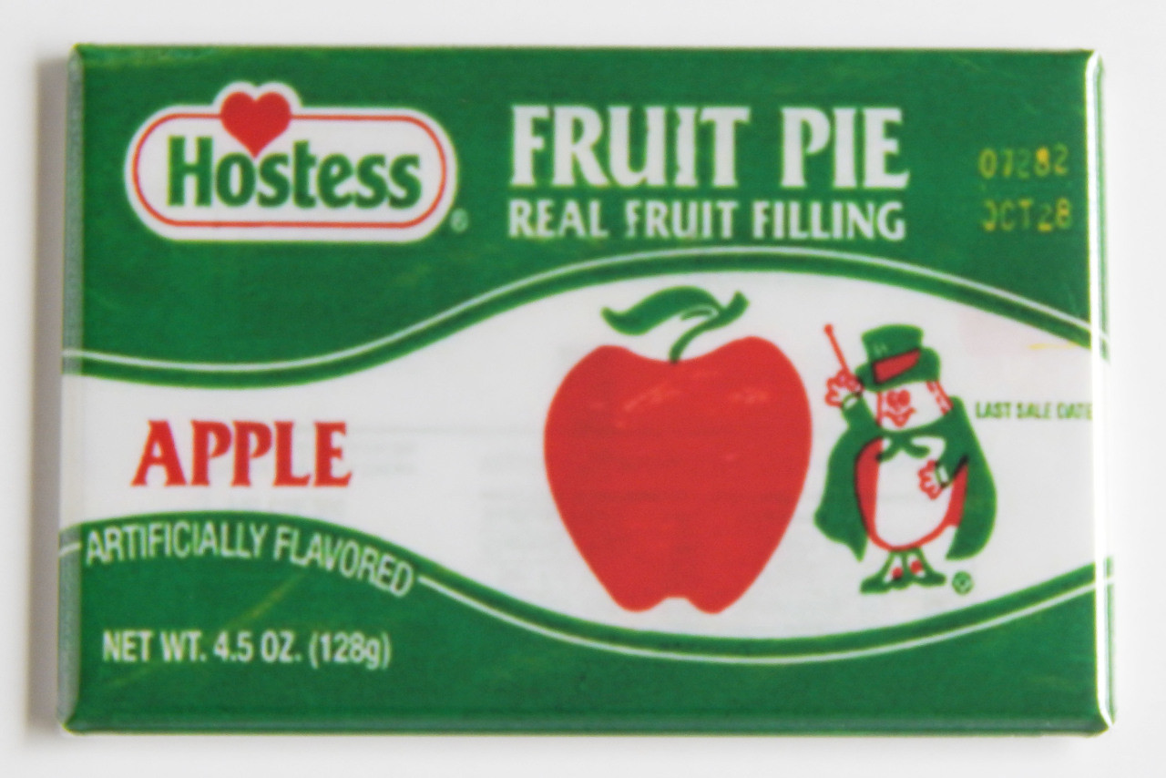 Hostess Apple Pie
 Hostess Apple Fruit Pie Refrigerator FRIDGE MAGNET Classic