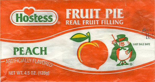 Hostess Fruit Pies
 Hostess Peach Fruit Pie Wrapper 2004