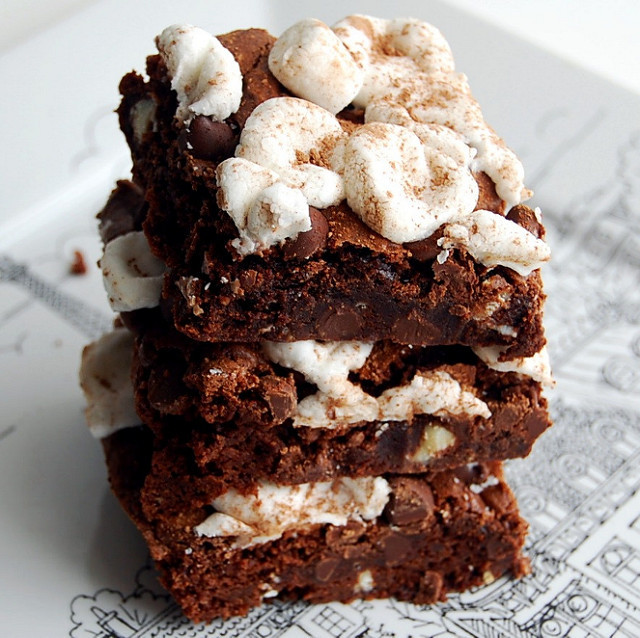 Hot Chocolate Brownies
 Hot Chocolate Brownies