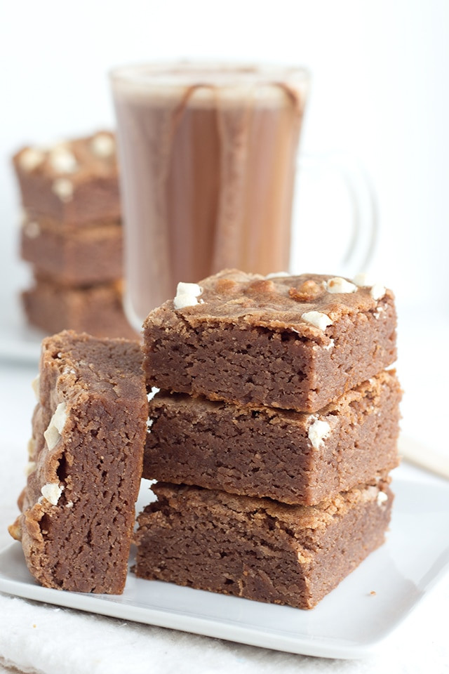 Hot Chocolate Brownies
 Hot Cocoa Brownies