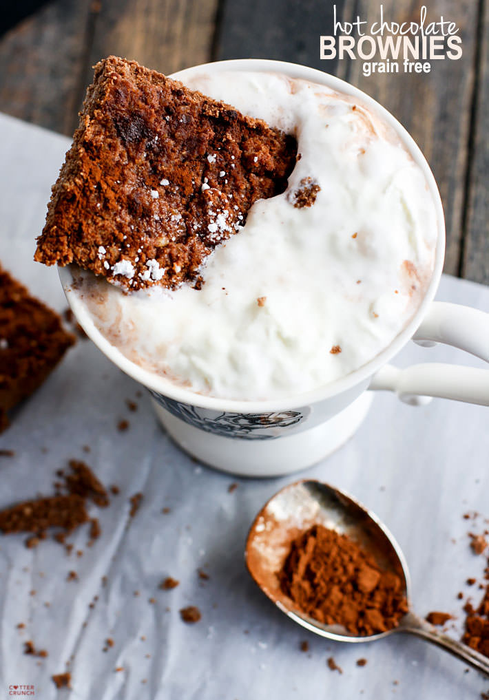 Hot Chocolate Brownies
 Amazing Hot Chocolate Brownies Grain Free