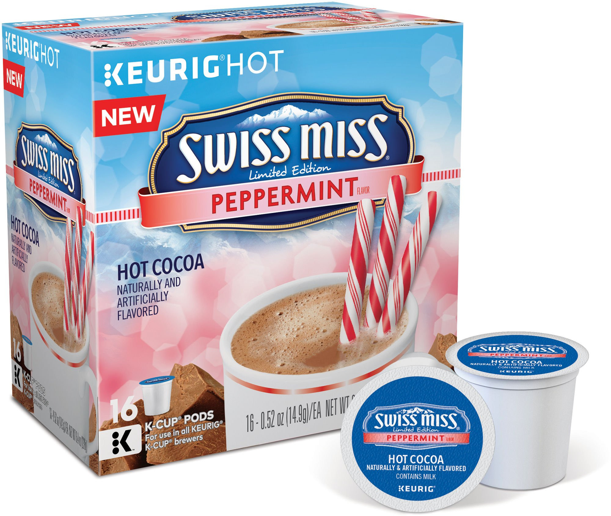 Hot Chocolate K Cups
 Swiss Miss Milk Chocolate Hot Cocoa Keurig Single Serve K