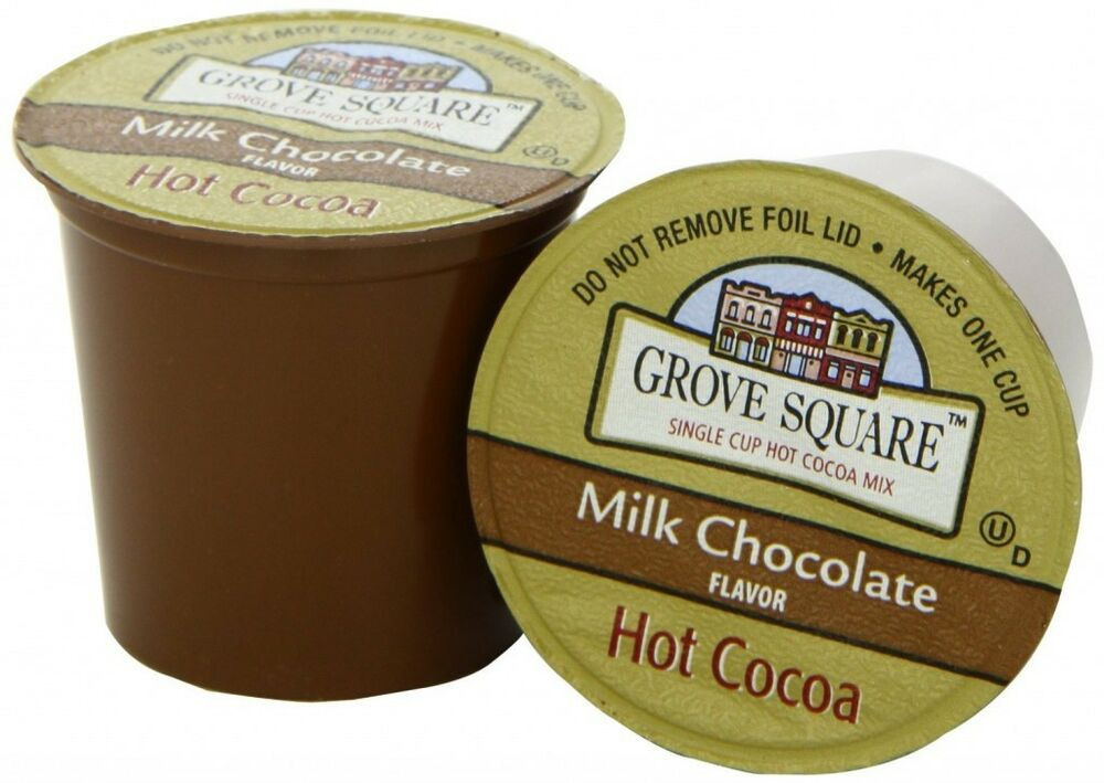Hot Chocolate K Cups
 Grove Square Hot Cocoa Milk Chocolate 24 Single Serve Cup