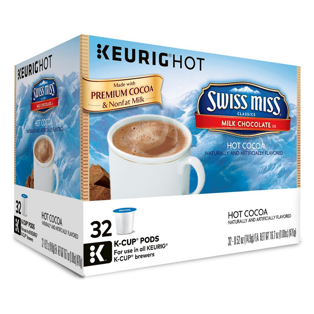 Hot Chocolate K Cups
 UPC Swiss Miss Keurig Hot K cup Pods Milk