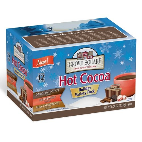 Hot Chocolate K Cups
 36 K Cups Grove Square HOT COCOA VARIETY PACK