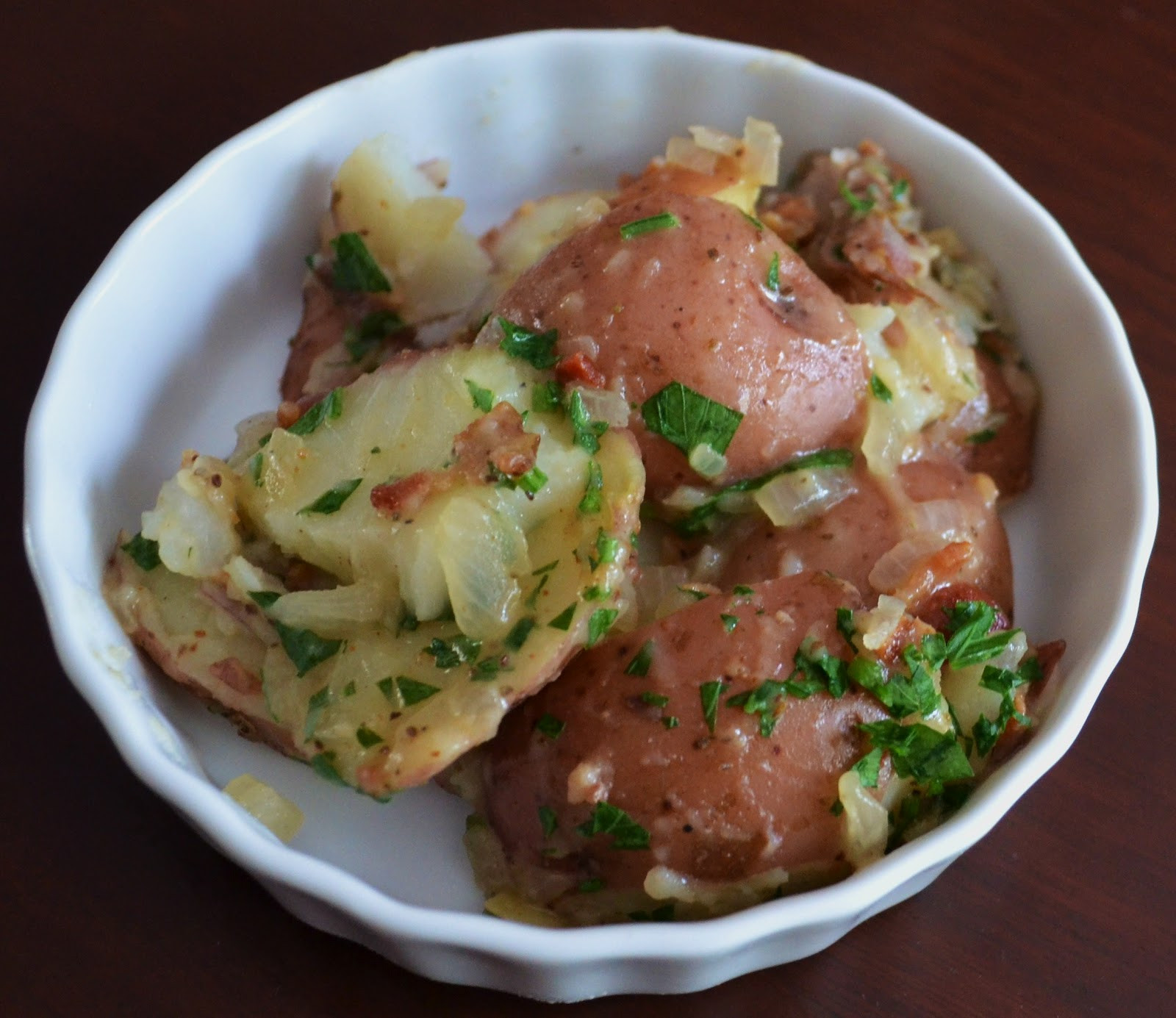 Hot German Potato Salad
 American Homestead Elle s Kitchen Hot German Potato Salad
