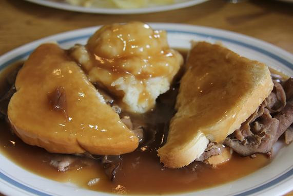 Hot Roast Beef Sandwiches
 Hot Roast Beef Sandwich with Gravy