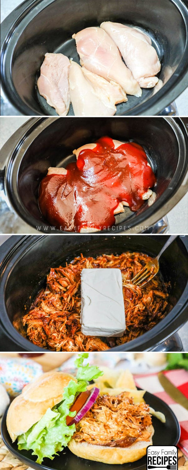 How Long Do You Bake Chicken Breasts
 Amazing Creamy Slow Cooker BBQ Chicken · Easy Family Recipes