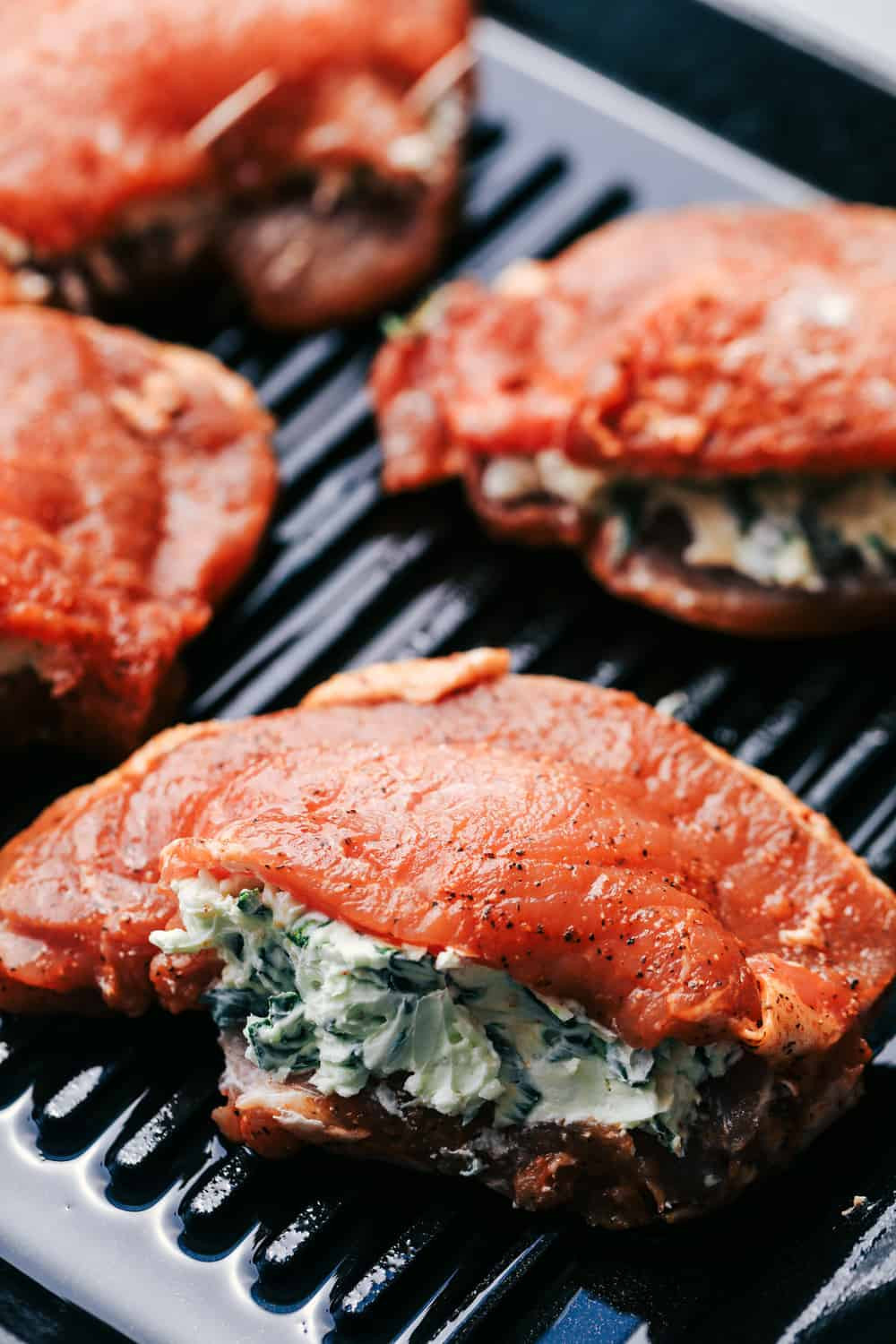 How Long Do You Fry Pork Chops
 Grilled Spinach and Herb Stuffed Pork Chops