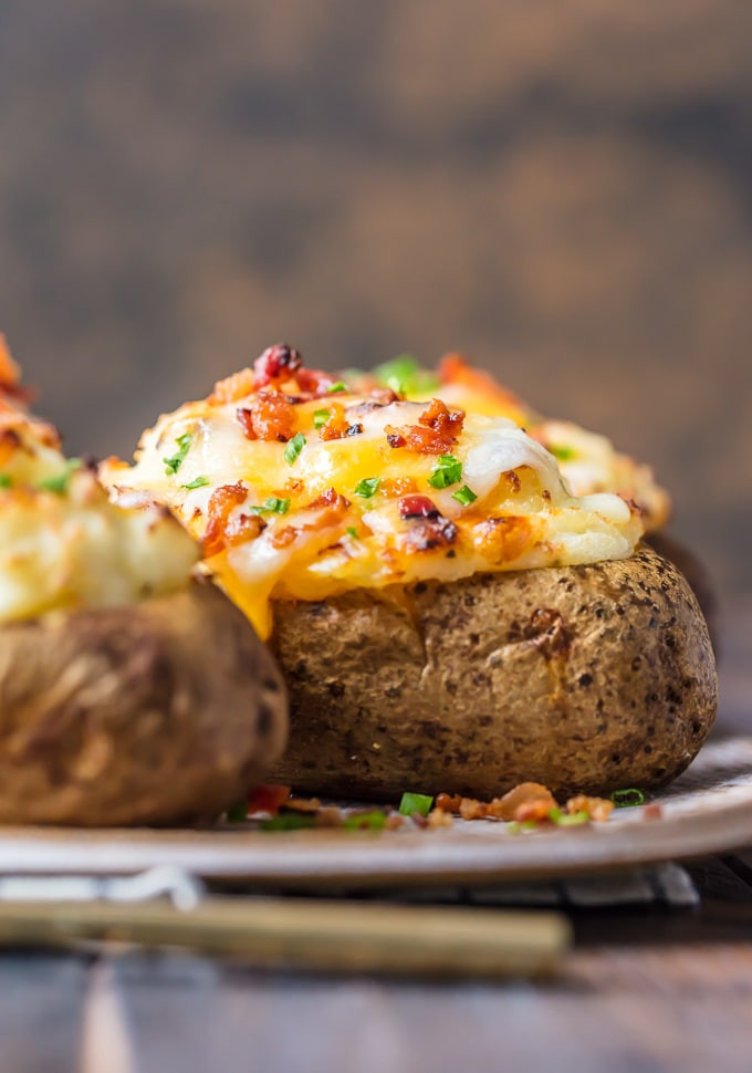 How Long Does It Take To Microwave A Potato
 BEST Twice Baked Potatoes Recipe TheDirtyGyro