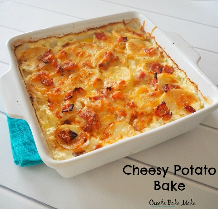 How Long To Bake A Potato At 375
 cheesy potato bake