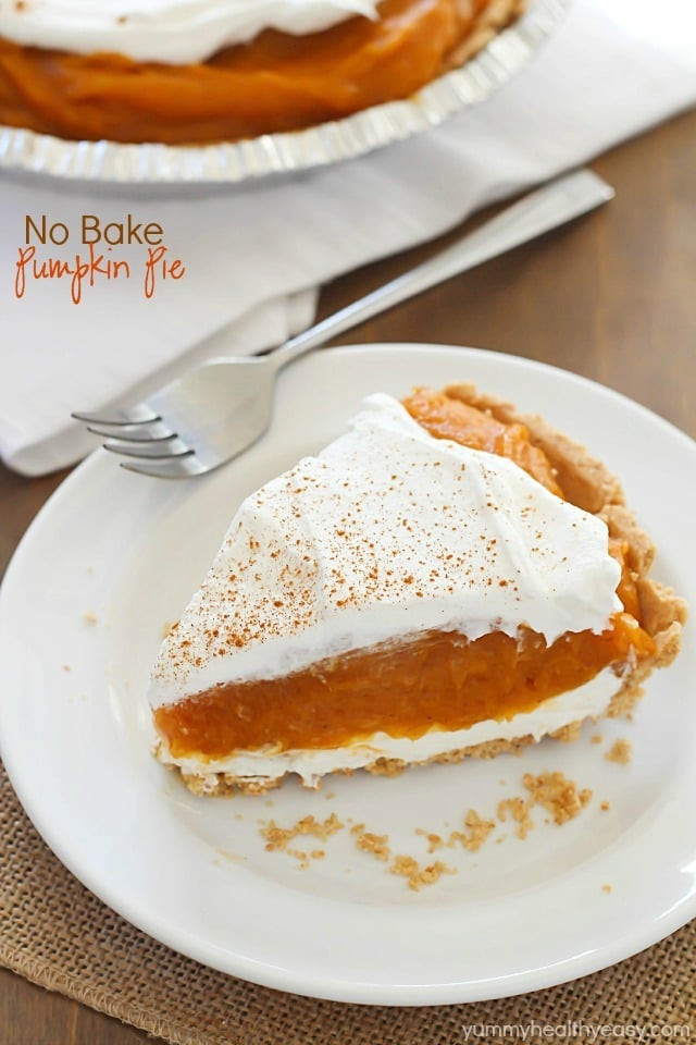 How Long To Bake Apple Pie
 No Bake Pumpkin Pie Yummy Healthy Easy