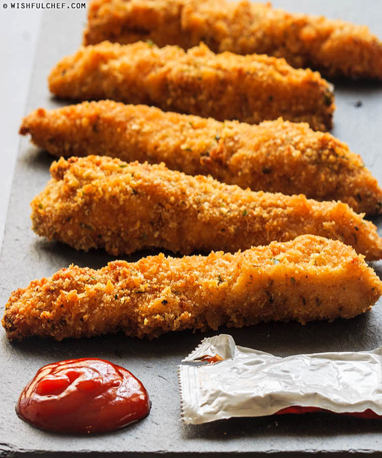 How Long To Bake Chicken Tenders
 Oven Baked Buttermilk Chicken Strips Wishful Chef