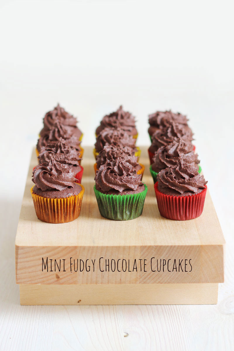 How Long To Bake Mini Cupcakes
 Mini Fudgy Chocolate Cupcakes – Bake to the roots