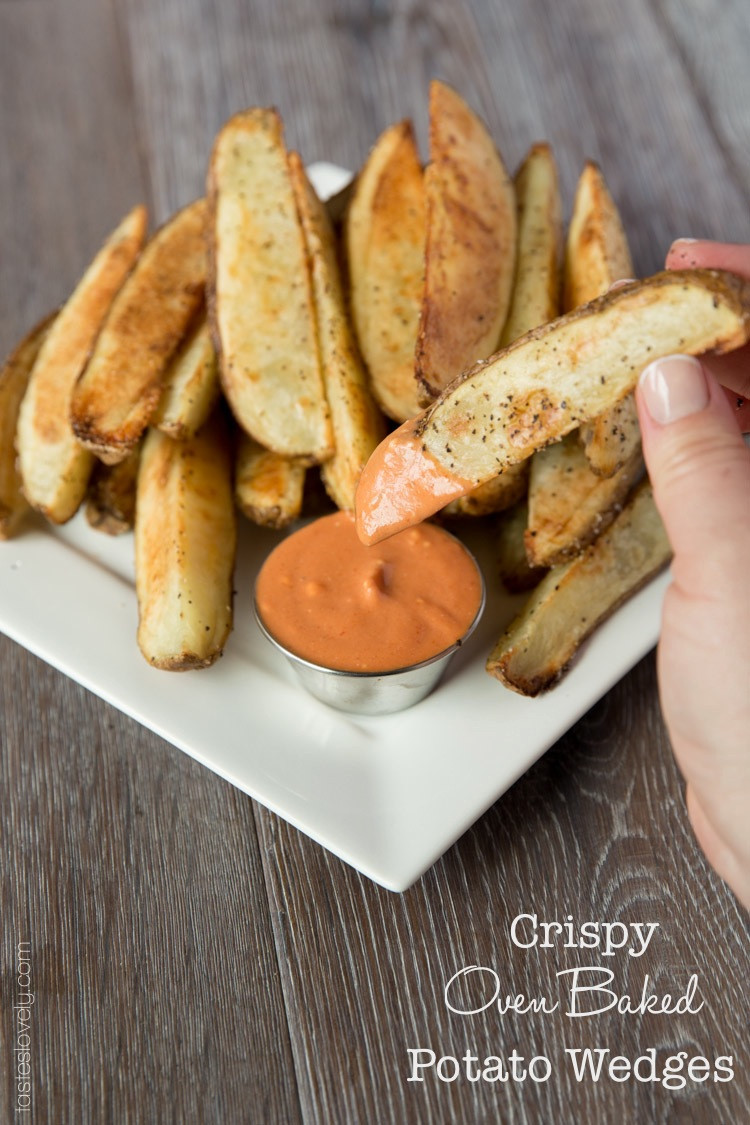 How Long To Bake Potato Wedges
 Crispy Oven Baked Potato Wedges Tastes Lovely