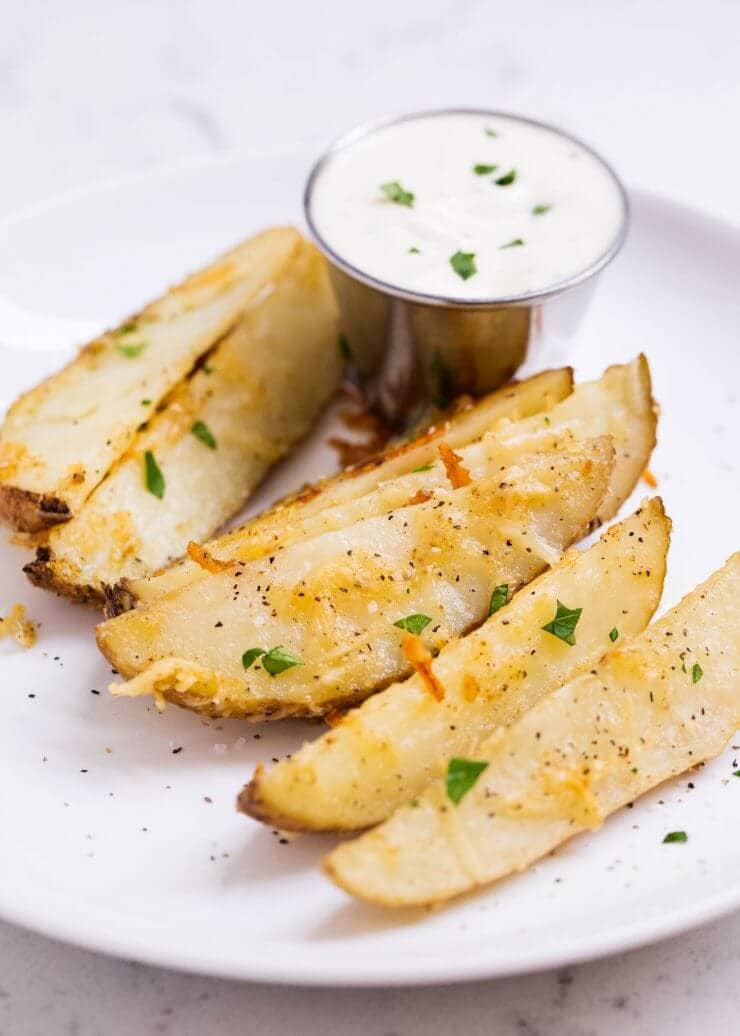 How Long To Bake Potato Wedges
 Baked Parmesan Potato Wedges I Heart Naptime