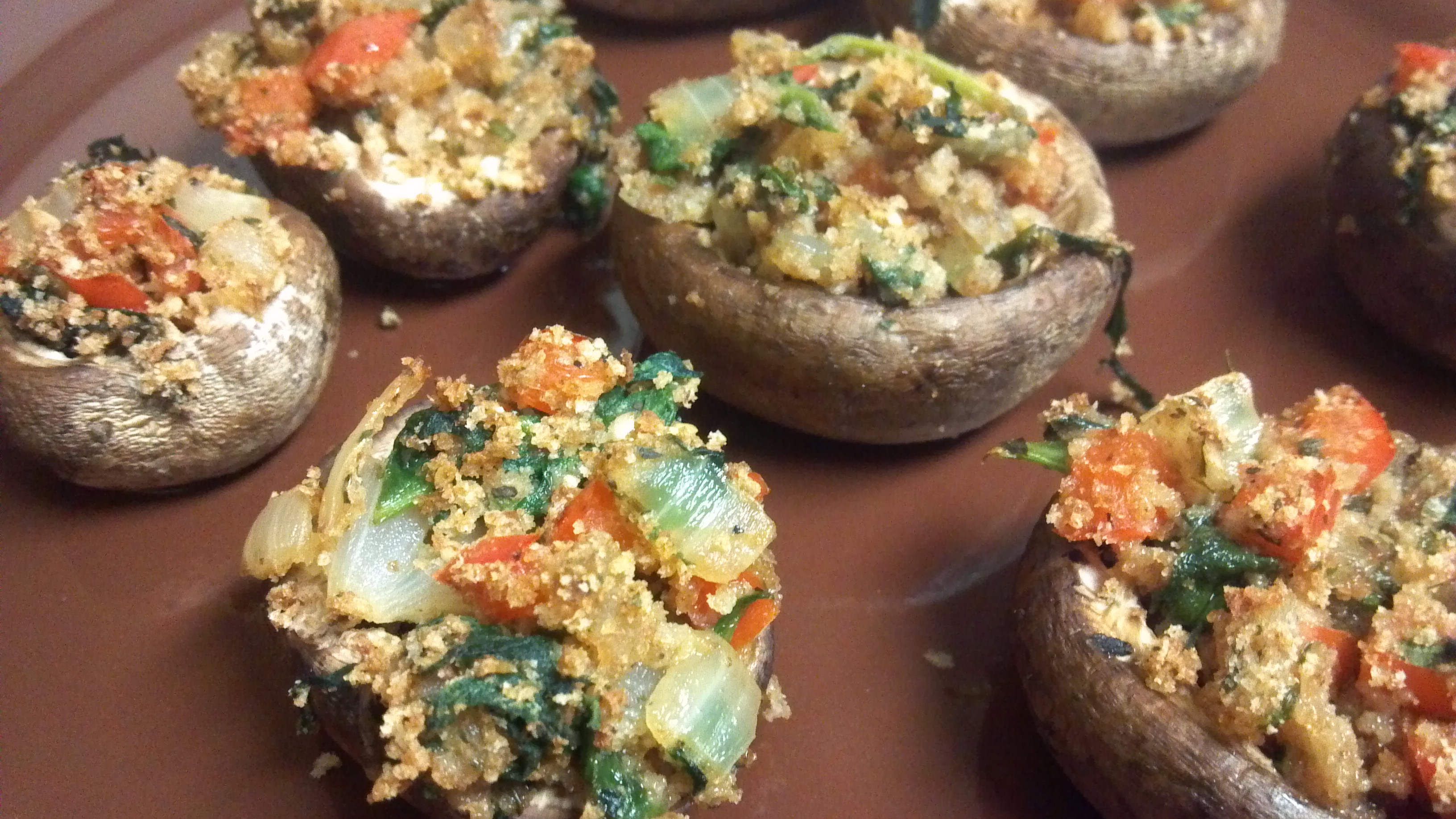 How Long To Bake Stuffed Mushrooms
 Veggie Stuffed Mushrooms Clean Eating Veggie Girl